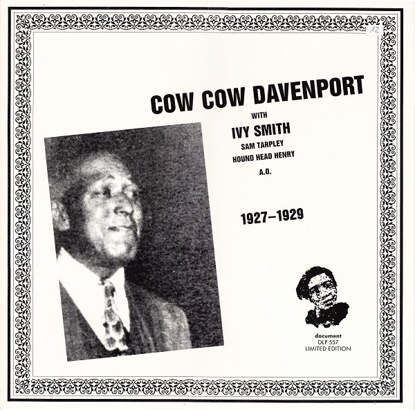 Cow Cow Davenport With Ivy Smith – (1927-1929) (1989, Vinyl) - Discogs