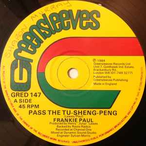 Pass The Tu-Sheng-Peng / War Is In The Dance - Frankie Paul
