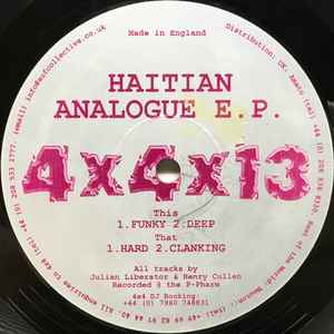 Haitian Analogue E.P. - Julian Liberator & Henry Cullen