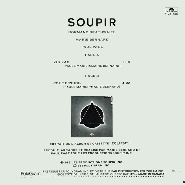 Soupir - Zig Zag / Coup D'Poing | Polydor (2141 700) - 2