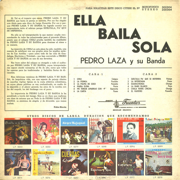 last ned album Pedro Laza Y Su Banda - Ella Baila Sola