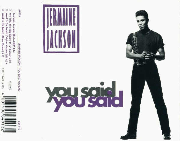 Jermaine Jackson – You Said, You Said (1991, Vinyl) - Discogs