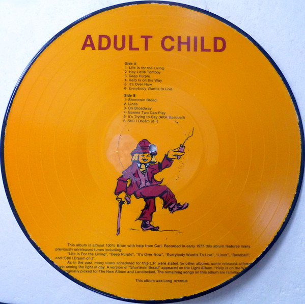 The Beach Boys – Adult Child (Vinyl) - Discogs
