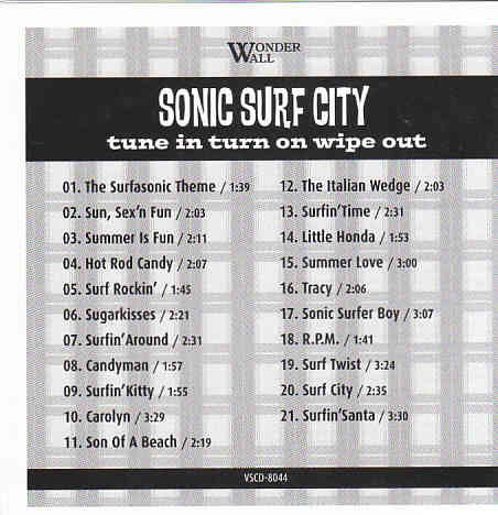 baixar álbum Sonic Surf City - Tune In Turn On Wipe Out
