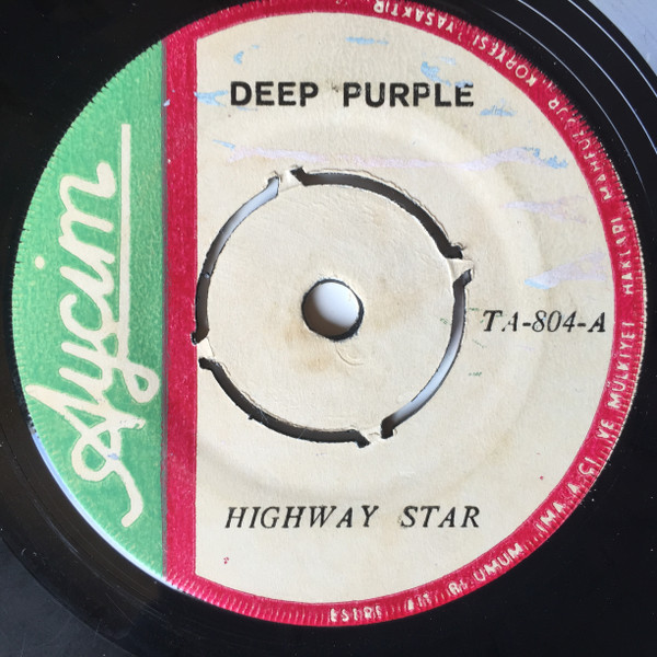 Deep Purple - Highway Star | Releases | Discogs