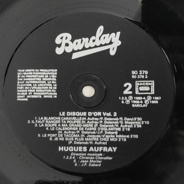 Album herunterladen Hugues Aufray - Le Disque Dor Volume 2