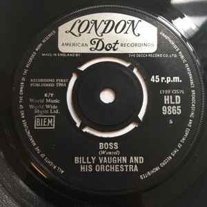 Billy Vaughn And His Orchestra – Boss / Blue Tango (1964, Vinyl