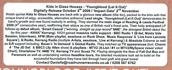 descargar álbum Kids In Glass Houses - Young Blood Let It Out
