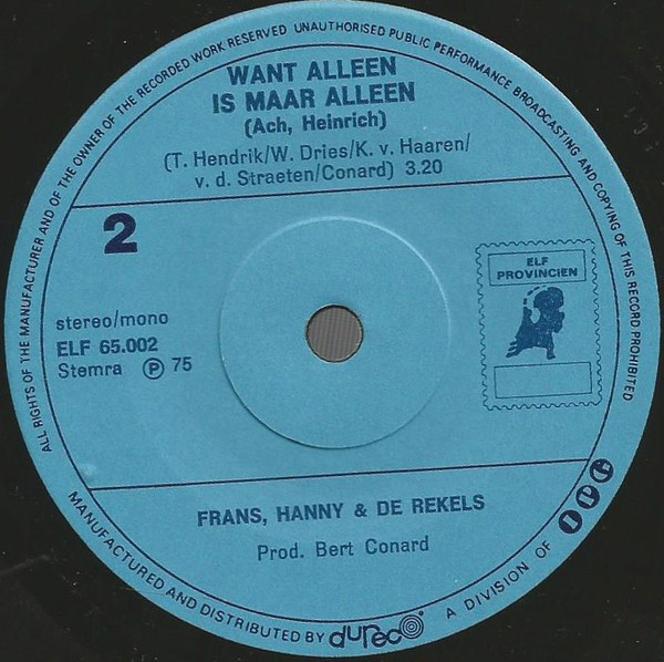 ladda ner album Hanny & Frans En De Rekels - Marie Louise