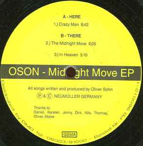 Oson - Midnight Move EP album cover