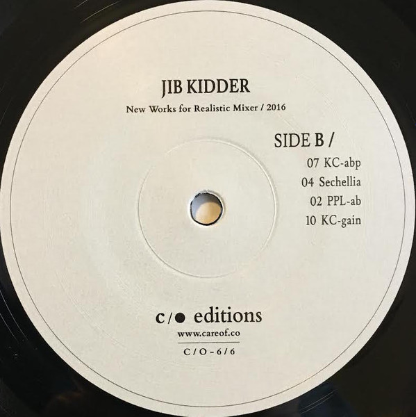 Album herunterladen Jib Kidder - New Works For Realistic Mixer