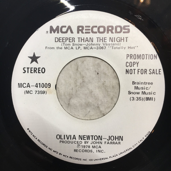 Olivia Newton-John - Deeper Than The Night | Releases | Discogs