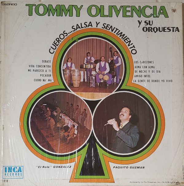 descargar álbum Tommy Olivencia Y Su Orquesta, El Rolo Gonzalez, Paquito Guzman - CuerosSalsa y Sentimiento