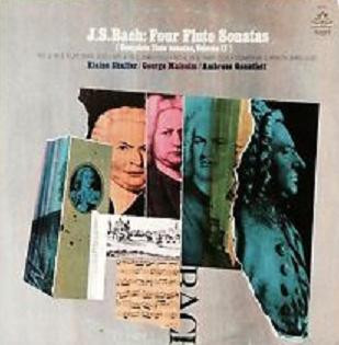 ladda ner album Elaine Shaffer George Malcolm Ambrose Gauntlett, JS Bach - Four Flute Sonatas Complete Flute Sonatas Volume II