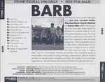 Cover of Barb, 2010, CD