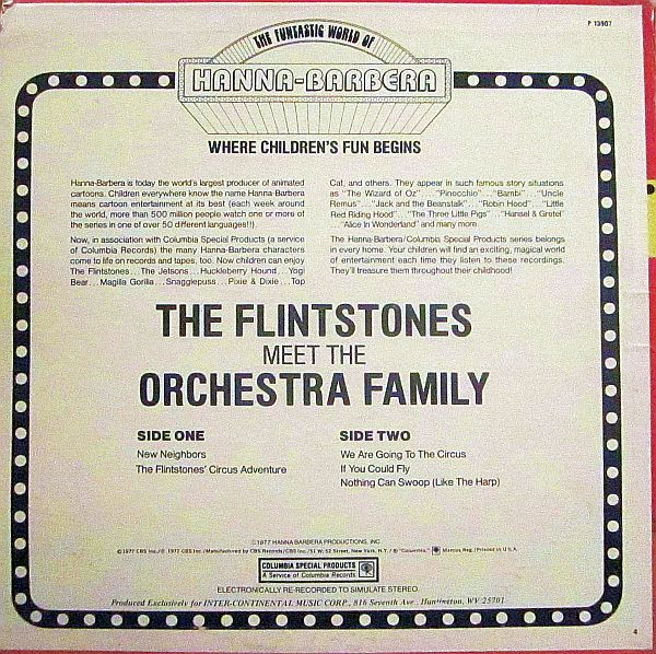 Album herunterladen The Flintstones - The Flintstones Meet The Orchestra Family