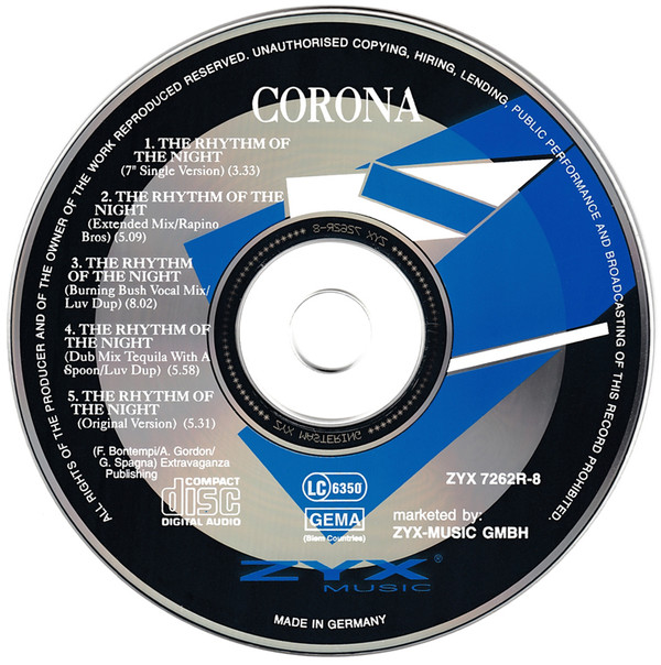 last ned album Corona - The Rhythm Of The Night UK Remixes