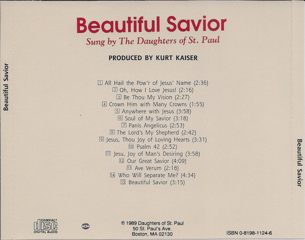 last ned album Daughters Of St Paul - Beautiful Savior