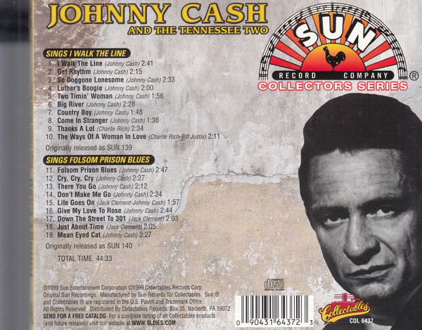 ladda ner album Johnny Cash And The Tennessee Two - Sings I Walk The Line Sings Folsom Prison Blues