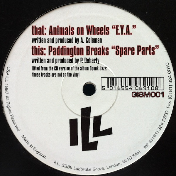 baixar álbum Animals On Wheels Paddington Breaks - FYA Spare Parts