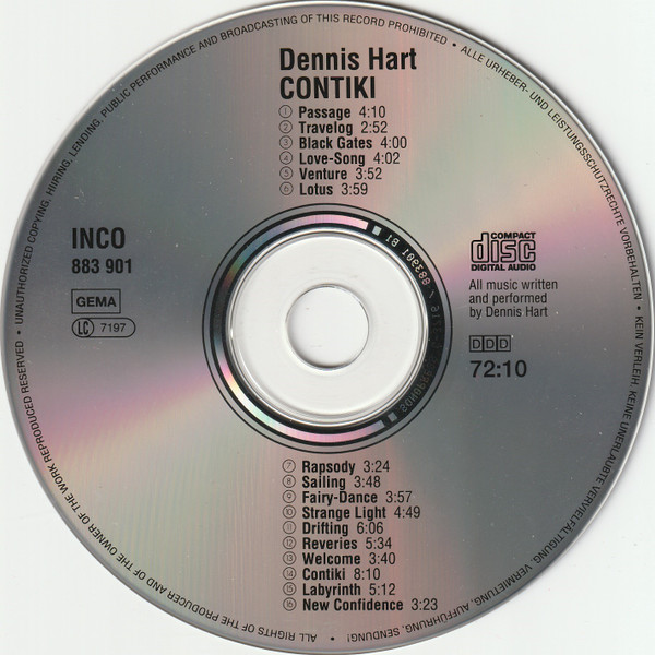 télécharger l'album Dennis Hart - Contiki