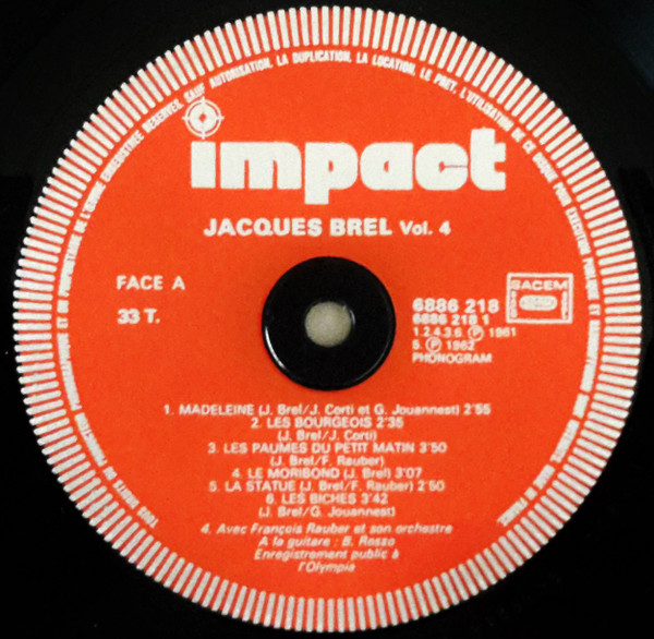 lataa albumi Jacques Brel - Volume 4