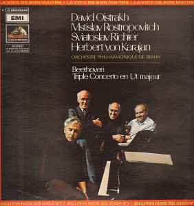 Triple Concerto En Ut Majeur - Beethoven - David Oistrakh, Mstislav Rostropovitch, Sviatoslav Richter, Herbert von Karajan, Orchestre Philharmonique De Berlin