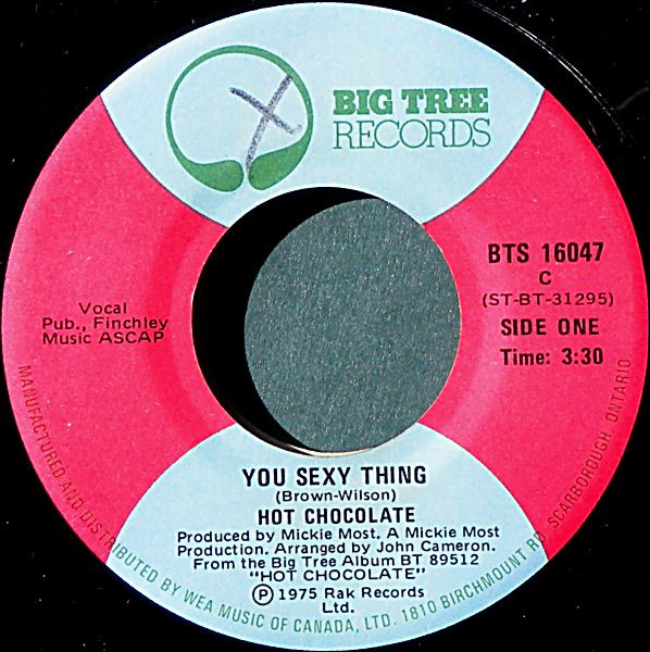 Hot Chocolate – You Sexy Thing (1975, Vinyl) Discogs