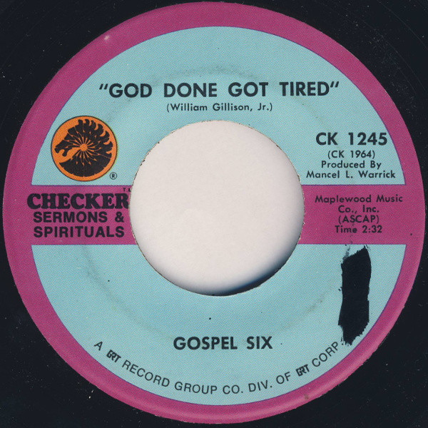 descargar álbum Gospel Six - God Done Got Tired Ill Let Nothing Separate Me From The Love Of God