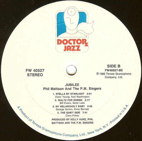 descargar álbum Phil Mattson And The PM Singers - Jubilee