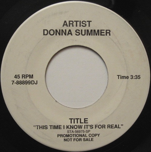 Donna Summer – This Time I Know Its For Real 1989 Vinyl Discogs