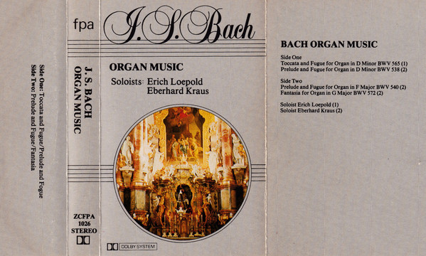 descargar álbum J S Bach - Organ Music