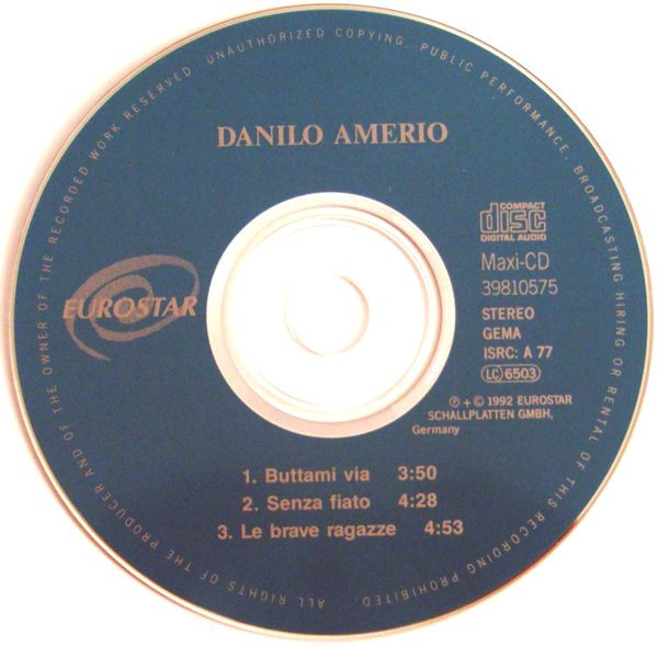 Album herunterladen Danilo Amerio - Buttami Via
