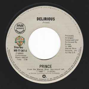 Prince - Delirious album cover