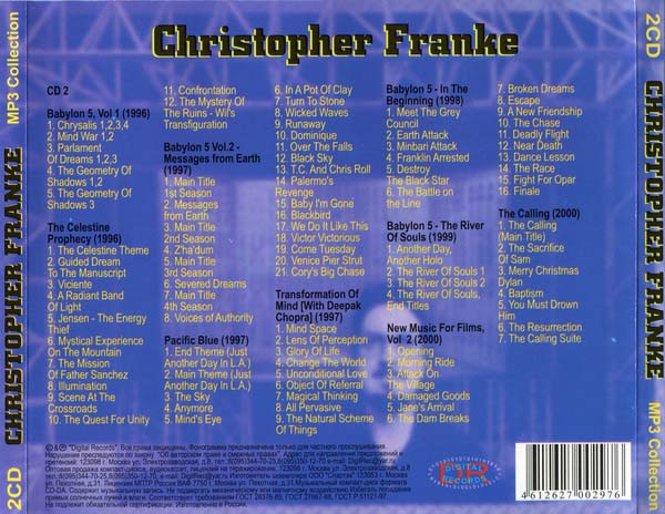 Christopher Franke – MP3 Collection (MP3, 192 kbps, CDr) - Discogs