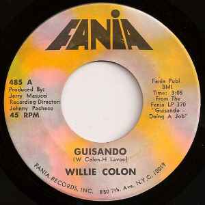 Willie Colón - Guisando / I Wish I Had A Watermelon album cover