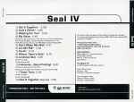 Cover of Seal IV, 2004, DVD