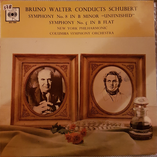 descargar álbum Bruno Walter Conducts Schubert, Columbia Symphony Orchestra, New York Philharmonic - Symphony No 8 In B Minor Unfinished Symphony No 5 IN B Flat