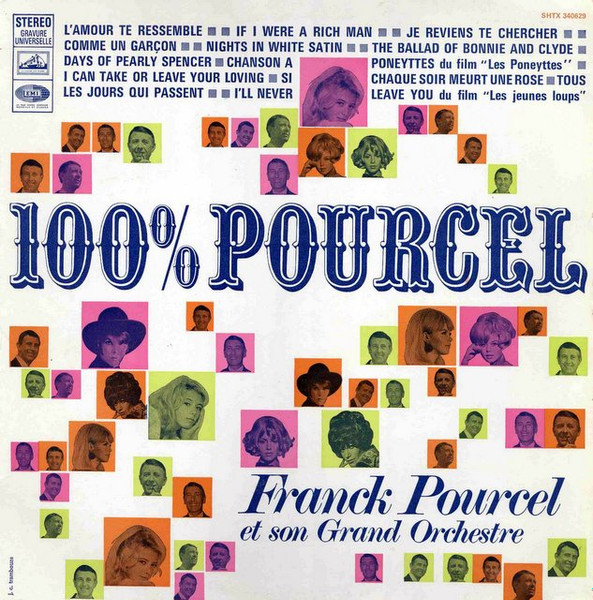 Franck Pourcel Y Su gran Orquesta – 100% Pourcel (1968, Vinyl 