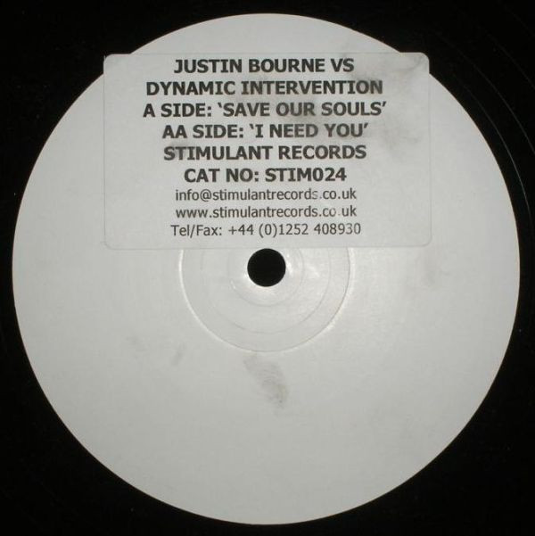ladda ner album Download Justin Bourne vs Dynamic Intervention - Save Our Souls I Need You album
