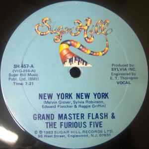 Grandmaster Flash & The Furious Five - New York New York album cover