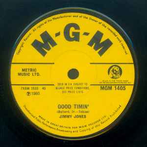 Jimmy Jones - Good Timin' / Handy Man album cover