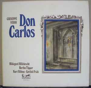 Giuseppe Verdi - Don Carlos album cover