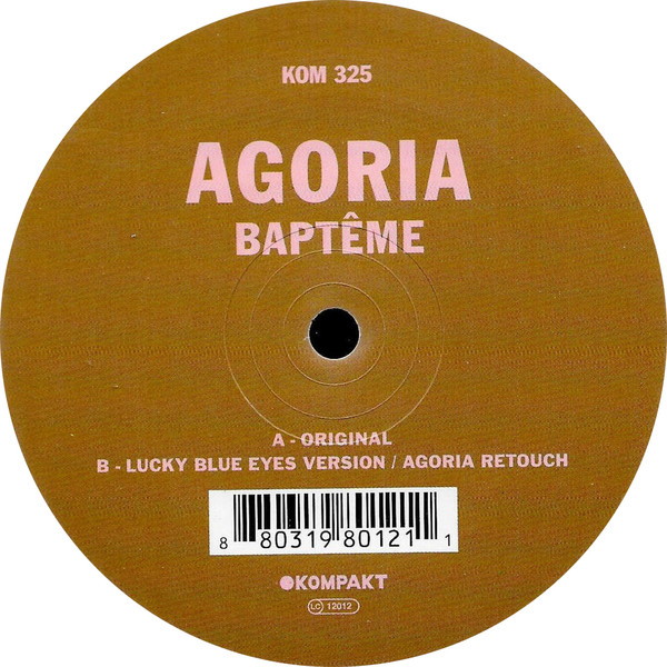 lataa albumi Agoria - Baptême