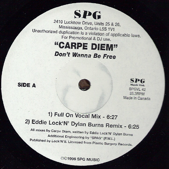 baixar álbum Carpe Diem - Dont Wanna Be Free