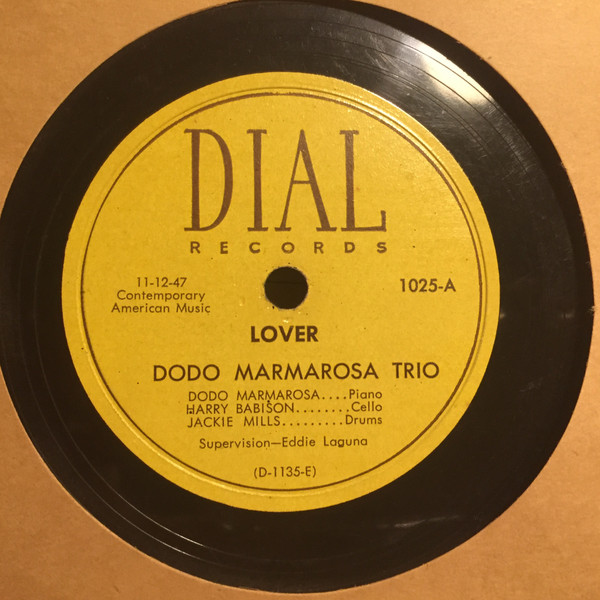 Dodo Marmarosa Trio – Lover / Dary Departs (1948, Shellac) - Discogs