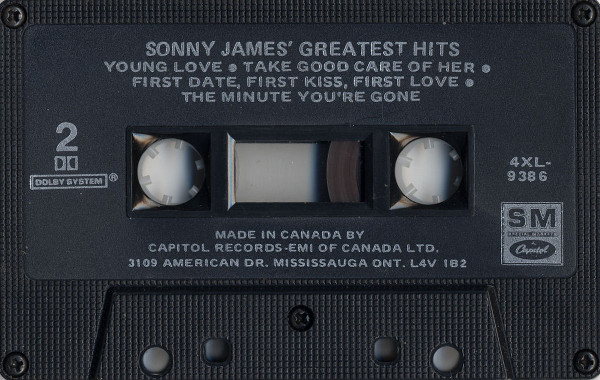 Sonny James - Sonny James' Greatest Hits | Capitol Special Markets (4XL-9386) - 4