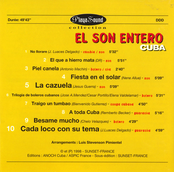 last ned album El Son Entero - CUBA