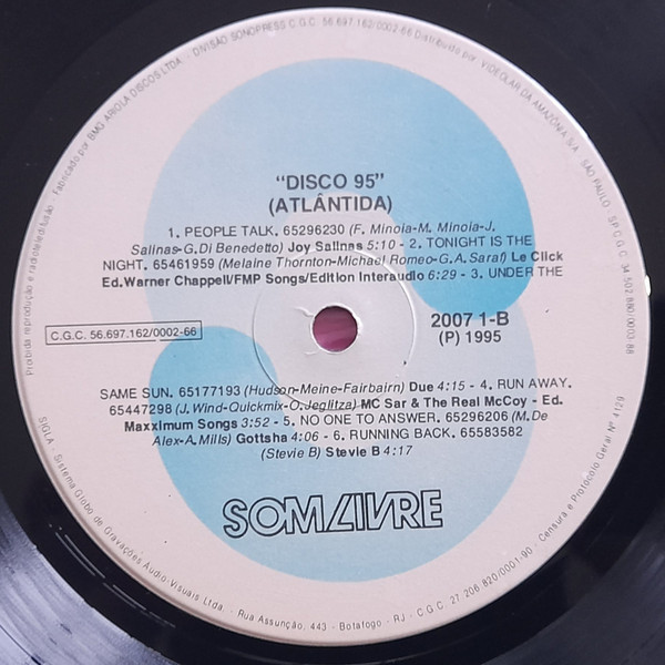 baixar álbum Various - Disco 95 Atlântida
