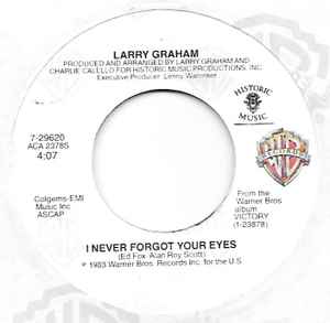 Larry Graham - I Never Forgot Your Eyes album cover